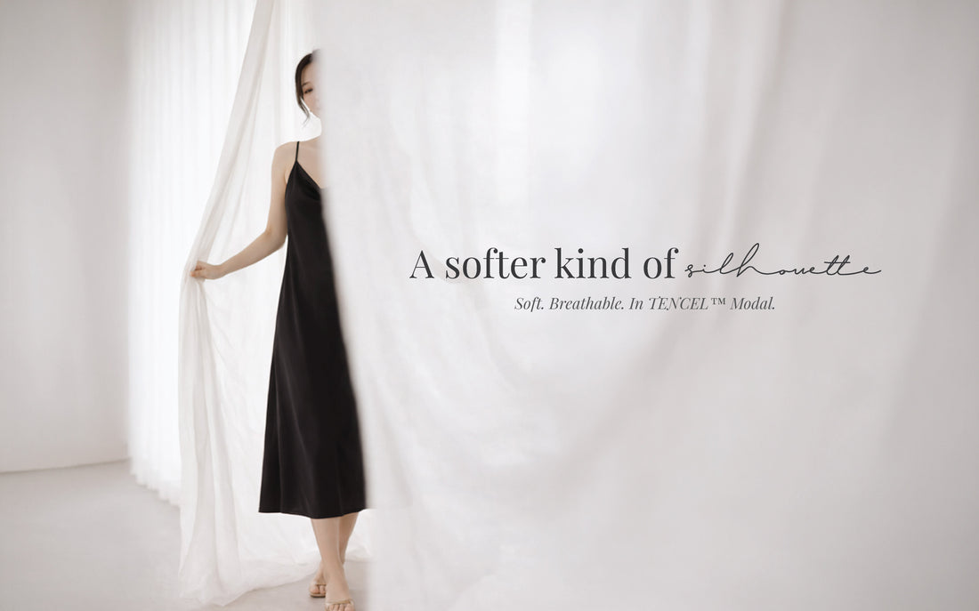 A Softer Kind of Silhouette: The TENCEL™ Modal Cowl Neck Dress