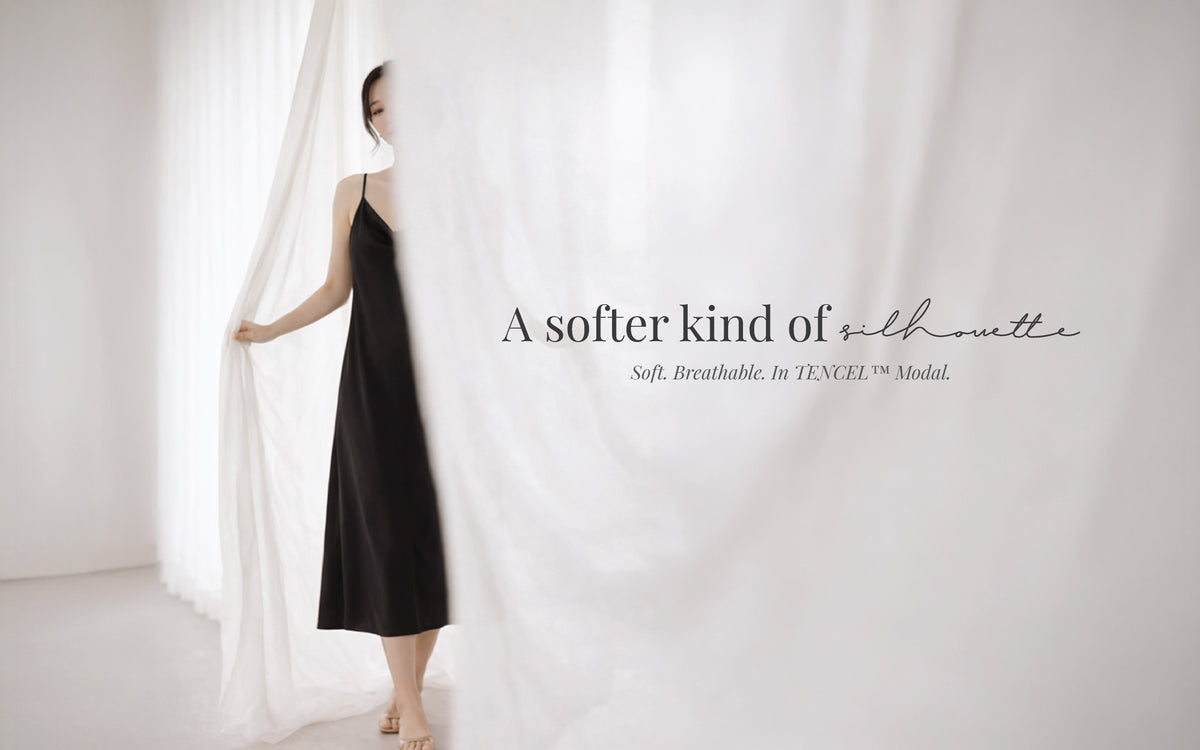 A Softer Kind of Silhouette: The TENCEL™ Modal Cowl Neck Dress