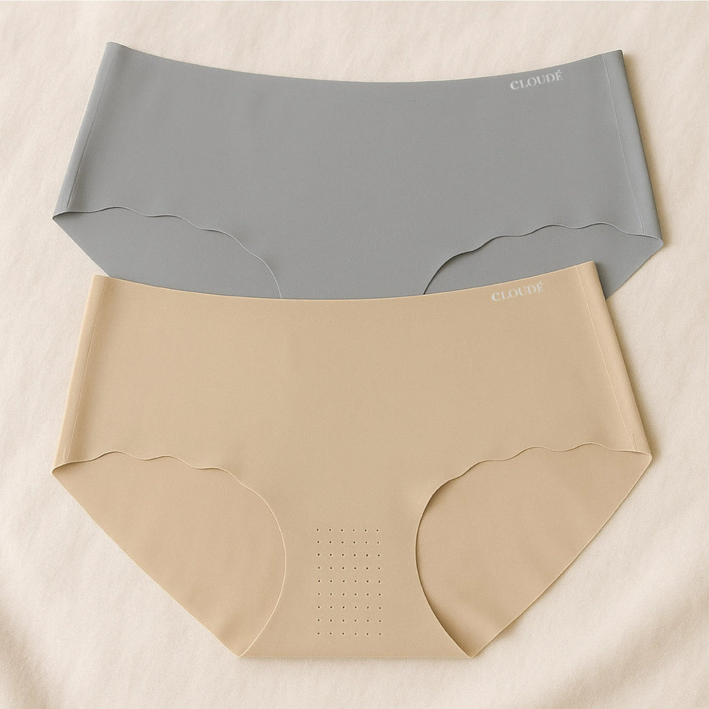 Seamless Panties Starter Pack B – Gray & Beige