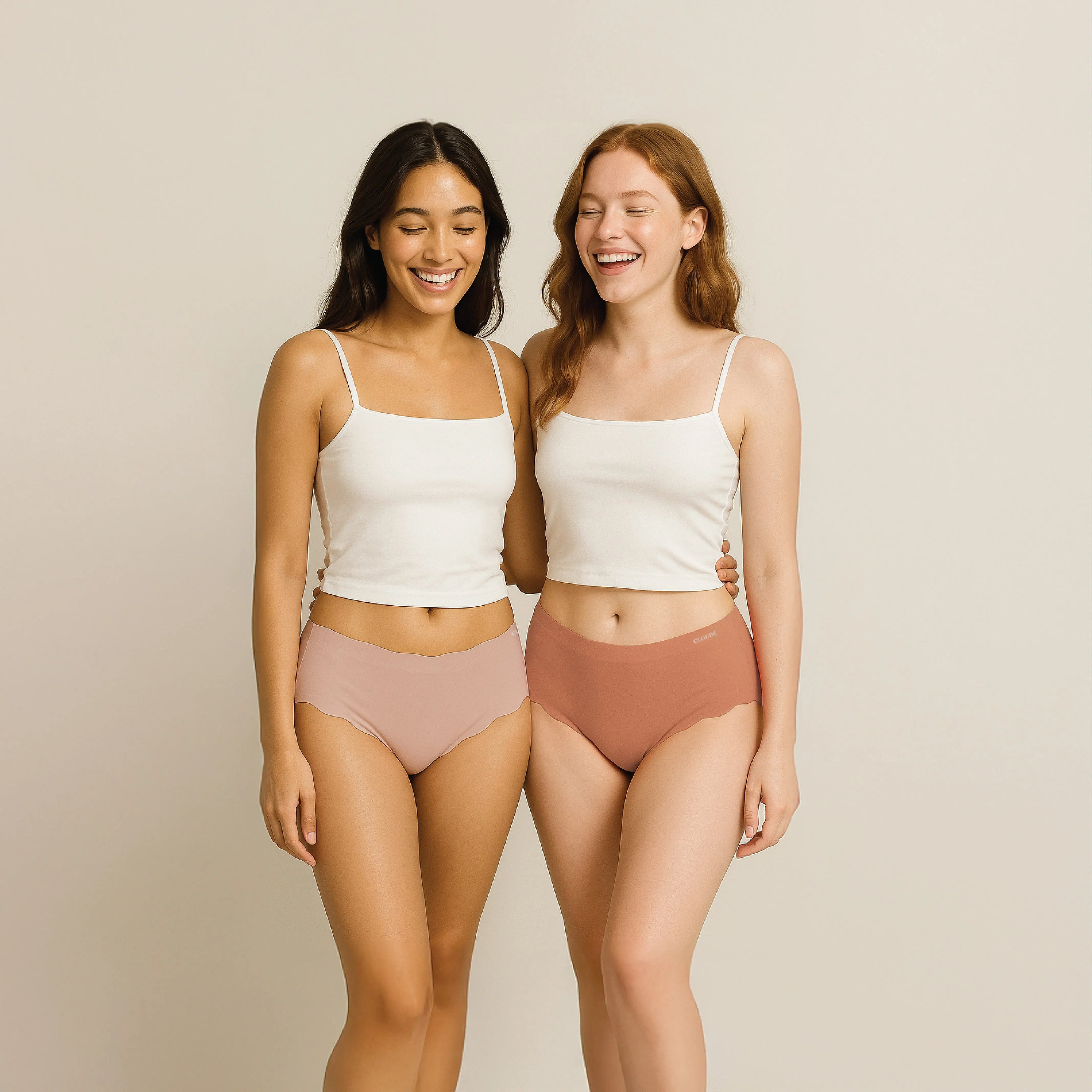 4-Piece Muted Muse – No Show Underwear Set | Second-Skin Comfort